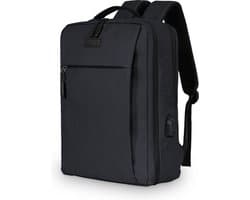 ZILOU® Rugzak - 30L - 15,6 inch - Laptop Rugtas met USB - Schooltas - Dames en Heren - Laptoptas - Waterafstotend - Zwart