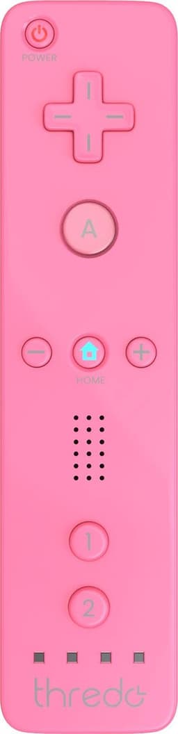 Thredo Remote Controller + Nunchuk voor Nintendo Wii / Wii U (Motion Plus) - Roze — thumbnail 2