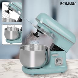Bomann KM 6030 - Kneedmachine - Keukenmachine - 1100 watt - 5 liter - Groen/Mint — thumbnail 4