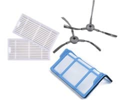 Ariete, iLife, Medion, KK8 en Silvercrest Robotstofzuigers Onderhoudsset (Plus.Parts®)