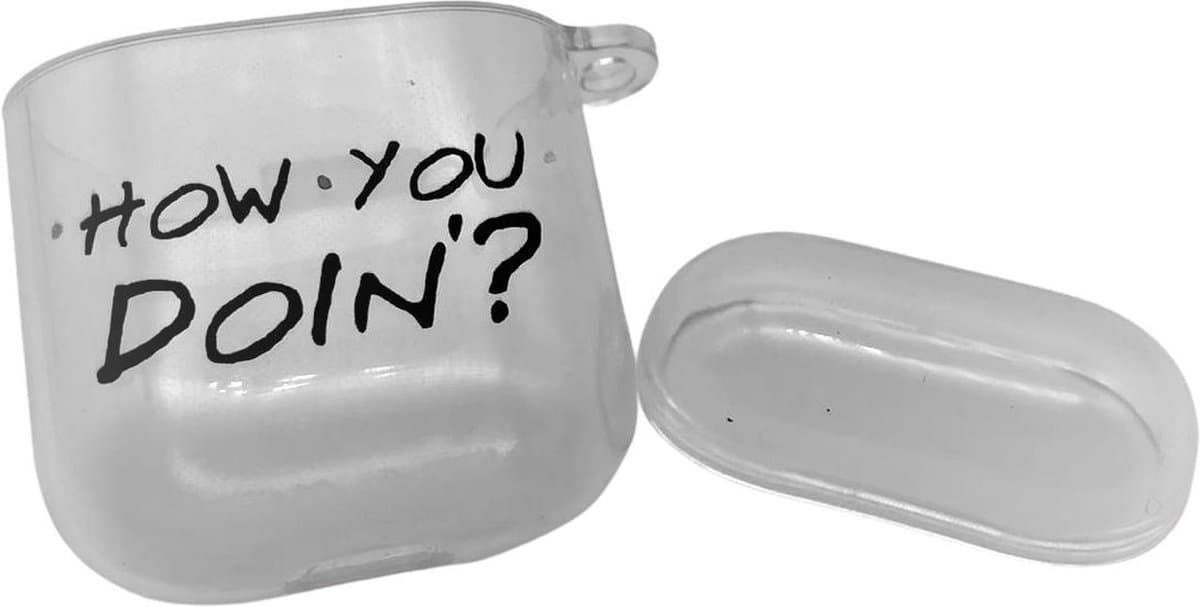 Friends, F.R.I.E.N.D.S, Serie, Airpod Case Hoes, How You Doin?, Beschermhoesje, Airpod Hoesje, Joey, Ross, Chandler — afbeelding 1