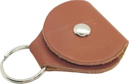 Plectrum Sleutelhanger Inclusief 6 Plectrums - Plectrumhouder - Guitar pick holder -  1 stuks voor aan de sleutelbos-Bruin — thumbnail 2