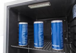 Husky KK50-281-NL-HU - Mini Koelkast - Met Glazen Deur - 50 Liter - Zilver — thumbnail 5