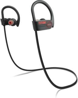 EarHackz® Titan - Draadloze Oortjes - Sport Oordopjes - Bluetooth Oordopjes voor Hardlopen, Fietsen en Fitness - Zwart - Waterdicht — thumbnail 1