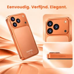 OUKITEL C17 mini Smartphone - 16GB RAM - 64GB ROM - Android 16 - GPS - Geen NFC - Slechts 109g - Oranje — thumbnail 2