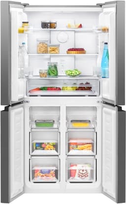 Bomann KG 7358 – Amerikaanse Koelkast - French Door - Cross Door Koel-vriescombinatie - 362 Liter - Total No Frost - Inox — thumbnail 3