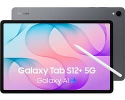 Samsung Galaxy Tab S12 Plus 5G - 256GB - Gray + 1 jaar extra garantie