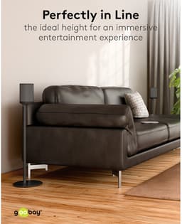 Goobay Luidspreker standaard Modern Era 1 Base, compatibel met de Sonos Era 100, zwart — thumbnail 4