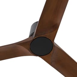 Faro Barcelona 33839 Heywood Tub L plafondventilator zwart/walnoot 132 cm - stille DC-motor - 6 snelheden - RF-afstandsbediening - zomer/winterstand — thumbnail 5
