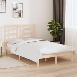 Bedframe familiebed palletbed massief houten bed 120x190 cm 4FT Small Double — thumbnail 1