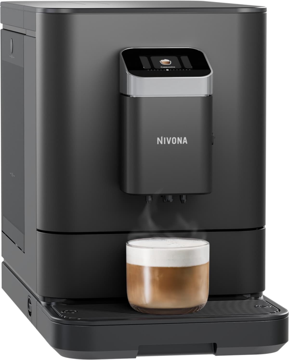 Nivona NIVO 7101 Zwart – Volautomatische Koffiemachine met Touchscreen & OneTouch SPUMATORE — afbeelding 1