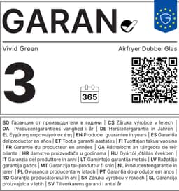 Vivid Green Dubbele Airfryer – 12L – Dual Zone met SYNC – Uitneembare Verdeler – Kijkvenster – 2950W – PFAS-vrij – Zwart — thumbnail 2