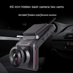 4G WiFi Dashcam voor Auto, 1080P FHD Dual Dashcam met Achteruitrijcamera, GPS-tracking, Nachtzicht, APP-bediening en 24-uurs Monitoring, GPS-camera voor Auto（zonder microSD-kaart） — thumbnail 3