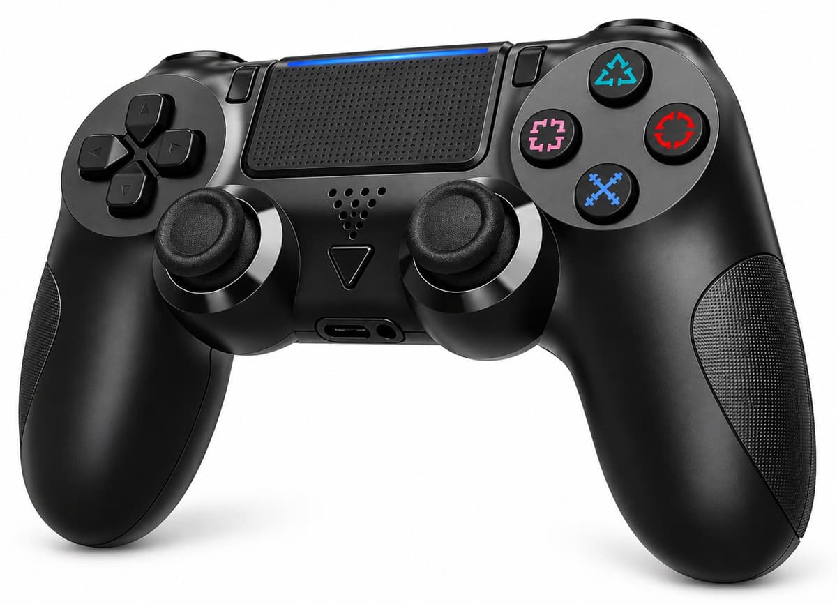 PS4 Draadloze Controller V2 - Geschikt voor PS4 - Zwart — afbeelding 1