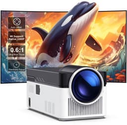 Beamer – Mini Beamer – Projector – Smart Projector – Ultra Short Throw – Native 1080P Full HD – Android 11 Met WiFi 6 & Elektronische Focus — thumbnail 3
