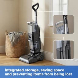 Cherrys Finds - Vloerreiniger – Stoomreiniger – Kruimeldief – Dweilapparaat – Elektrische Mop – Voor Binnen - Tapijtreinigingsmachine - 1000W - Staande Tapijtreiniger voor Vlekken van Huisdieren, Warmte-droging - 4L — thumbnail 3