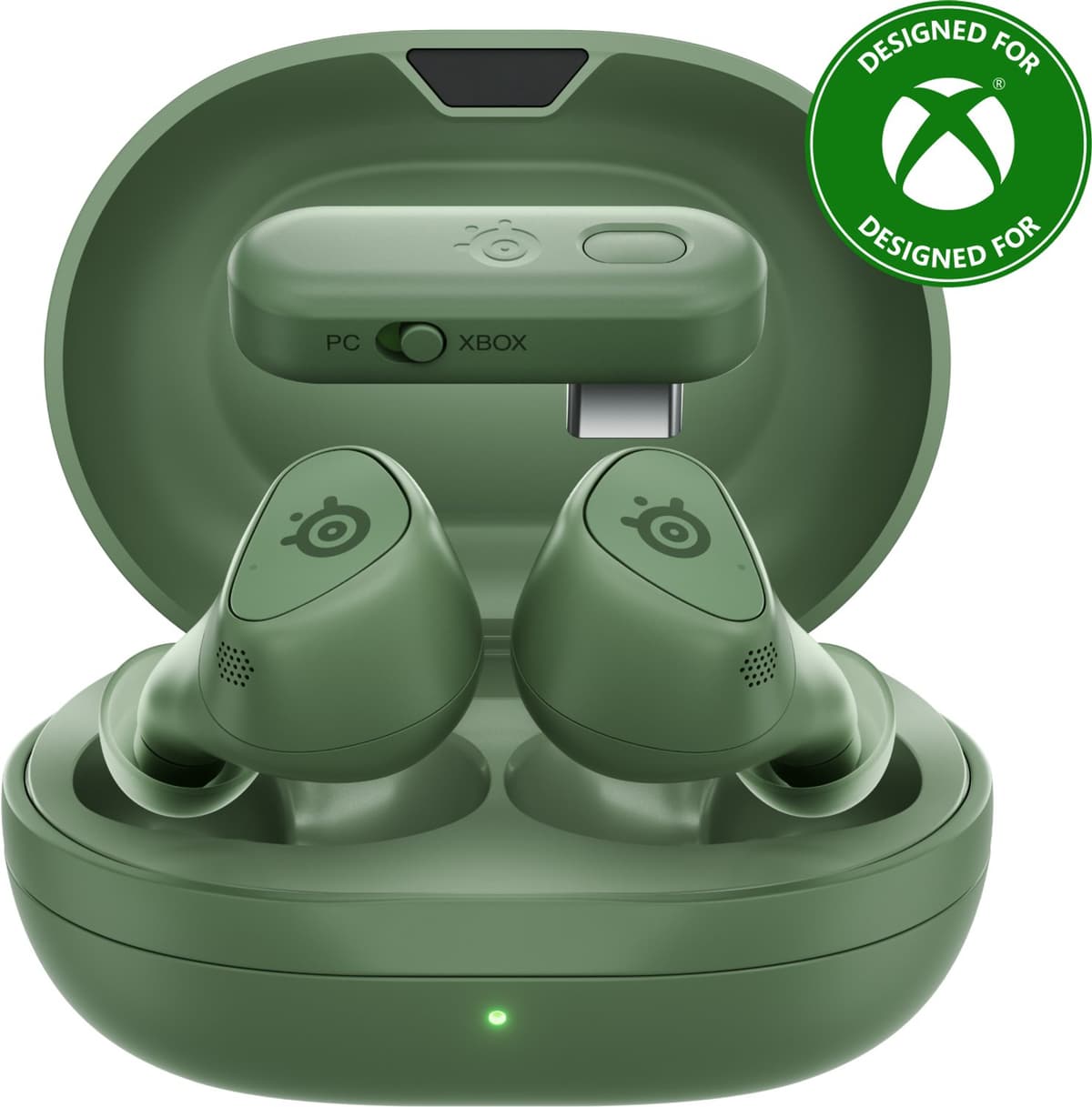 SteelSeries Arctis GameBuds - Draadloze Gaming Oordopjes - 2.4 GHz & Bluetooth - Xbox, PC & Mobiel - Matcha — afbeelding 1