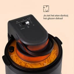 Airfryer Met Stoomfunctie - 5 Liter - 1250 W - 6 Kookprogramma’s - Touchscreen - Timer - Instelbare Temperatuur - Vaatwasserbestendige Onderdelen — thumbnail 3