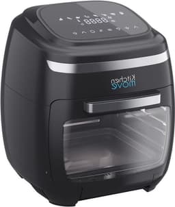 Airfryer zonder olie - XXL-heteluchtfriteuse - Koken met minder vet - Capaciteit 11L - 2000 Watt - Zwart — thumbnail 1