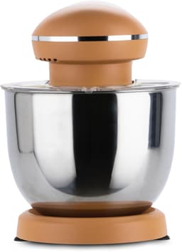 Keukenmachine Kneedmachine - 1500 W Vermogen - 5 Liter Roestvrijstalen Kom - Oranje - Staande Mixer — thumbnail 5