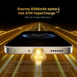 Xiaomi POCO X8 - 12GB RAM - 256GB - Black - Enorme 8340mAh batterij met 67W HyperCharge - 6.83" 1,5K ultrahelder AMOLED-display - Gesegmenteerd patroonontwerp met robuuste afwerking — thumbnail 5