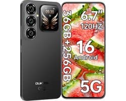 OUKITEL P2 PLUS 5G Smartphone 36GB RAM-256GB ROM-6.7 inch 120HZ FHD+-50MP Camera-Android16