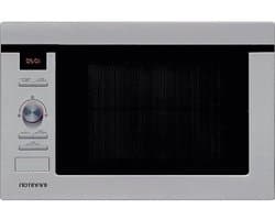 Inbouwmagnetron - Keukenapparaat - oven - Voor snel garen - Met geïntegreerde grill - 25 liter - Zilverkleurig