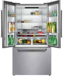 Lincoln Prestige PRFD58FEI - French Door Amerikaanse Koelkast - 178 cm hoog - 91.1 cm breed - 579L - Automatische IJsblokjesmachine met Wateraansluiting - Total No-Frost - Zilver RVS / Inox — thumbnail 1