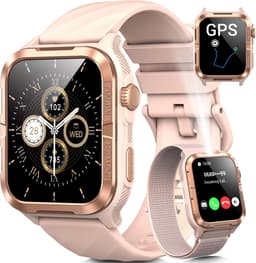 Blackview Outdoor Smartwatch Dames & Heren - W10Pro - GPS Outdoor Sports Positioning Watch - Sporthorloge - Horloge Dames - Hartslagmeter - Slaapmonitor - Saturatiemeter – Bloeddrukmeter - Bluetooth Bellen - 600 mAh - Android/iOS - Roze — thumbnail 1