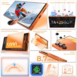 OUKITEL C67 Smartphone 24GB RAM-256GB ROM-6.73 inch 120HZ HD-64MP Camera-Android16-GPS-4G — thumbnail 4
