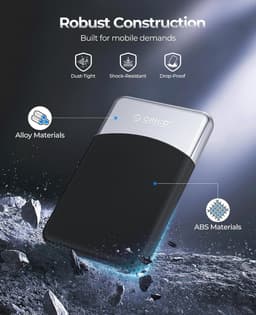 Externe SSD - Draagbare Opslag - Snelle Data Transfer - Hoge Snelheid - 1 TB - Zwart — thumbnail 3