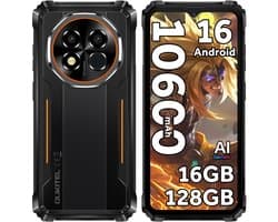 OUKITEL G6 Outdoor Smartphone 16GB RAM-128GB ROM-10600mAh batterij-6.52 inch HD-Android16-4G