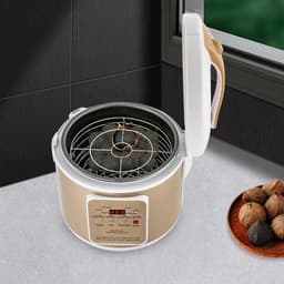 Veya Zwarte knoflookfermentatievat - Yoghurtmachine - Yoghurt maker - Knoflook fermenteren - 6 Liter - Energiezuinig - 90 W — thumbnail 3