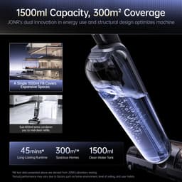 JONR H2 Pro Nat- en Droogzuiger - Vloerreiniger - Innovatief Geurvrij Ontwerp - Energiebesparend - Zelfreinigend - 1500 ml Watertank - Automatische Dweil, Sneldrogend — thumbnail 3