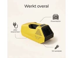 Mobiele Airconditioner – Draagbare Airco – Outdoor Koeling – Compacte Klimaatbeheersing – Lichtgewicht 6,5 Kg – 2380 BTU - 43 dB Geluid – Meerdere Modi
