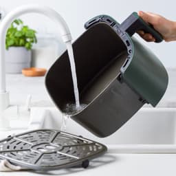 GreenPan Bistro XXL Airfryer 7.2L - Heteluchtfriteuse - PFAS-vrije antiaankleefklaag - 11 programma's - 1650W - Met spatelset - Pine Green — thumbnail 2