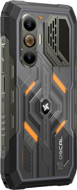 OSCAL PILOT 8 Robuuste Smartphone - Android 16 Robuuste Telefoon - 10000mAh - 48GB ROM - 256GB RAM - 6.83inch - 108MP - 50MP - 5G - WiFi7 - Wireless BT 6.0 - Zwart — thumbnail 5