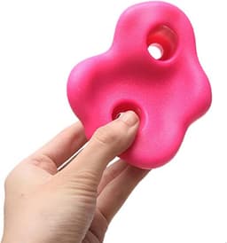 10 STKS Ergonomische PE-klimgrepen met Professionele Schroeven en Moersleutel voor Binnen-buitenmuur, Kinderen en Volwassenen (Roze) — thumbnail 2