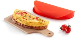 Omeletkoker voor de magnetron, rood, 0,4 l — thumbnail 1