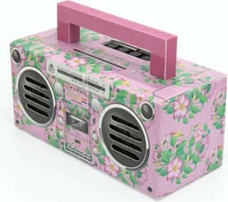 GPO BRONXPINK - Draagbare bluetooth speaker Bronx, jaren '80, roze — thumbnail 2