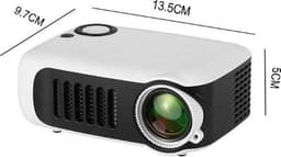 Upgrade Mini Beamer - Mini Beamer Projector - Pocket Beamer A2000 - Inclusief HDMI kabel - Draagbaar - Wit — thumbnail 2