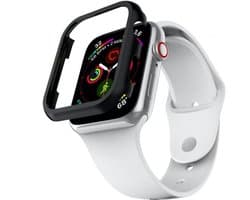 Apple Watch 4/5/6/SE 44mm Aluminium Bescherm Case | Bumper | Hoesje Voor Apple Watch | Bescherming Hoesje Iwatch - Zwart