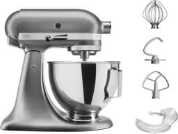 Kitchenaid Artisan 5KSM95PSECU - Keukenmachine - 4,3L - Contour silver - 3 Menghaken — thumbnail 1