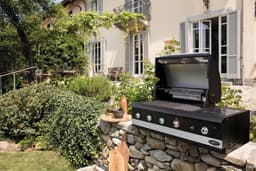 Boretti - Ibrido Top - gas/houtskool Inbouwbarbecue Buitenkeuken - inbouw BBQ — thumbnail 3