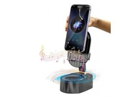 Smartphonehouder met luidspreker Kinglucky ZJ-016, 5 W, Zwart