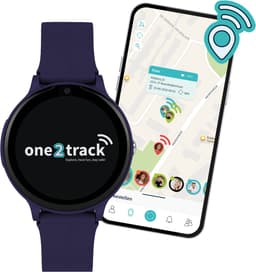 One2track Connect ONE - GPS Smartwatch voor Kinderen - Blauw - 45mm — thumbnail 5