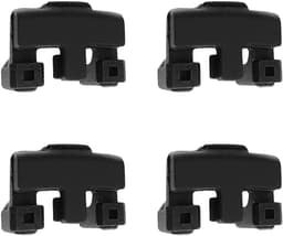 4 rubberen bumpers voor de airfryer, rubberen pootjes voor de grillplaat in de keuken, siliconen hoes voor de airfryer, krasbeschermingsbalk, wimpers — thumbnail 6