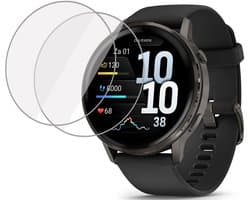 2x Folie Screenprotector Geschikt voor Garmin Venu 4 45mm - Screenprotector - Beschermglas Folie