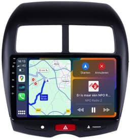 BG4U - Android navigatie radio geschikt voor Mitsubishi ASX 2010-2016 met Apple Carplay en Android Auto — thumbnail 1