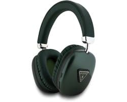 Guess Bluetooth Stereo Koptelefoon - Saffiano Triangle Logo - Kaki Groen